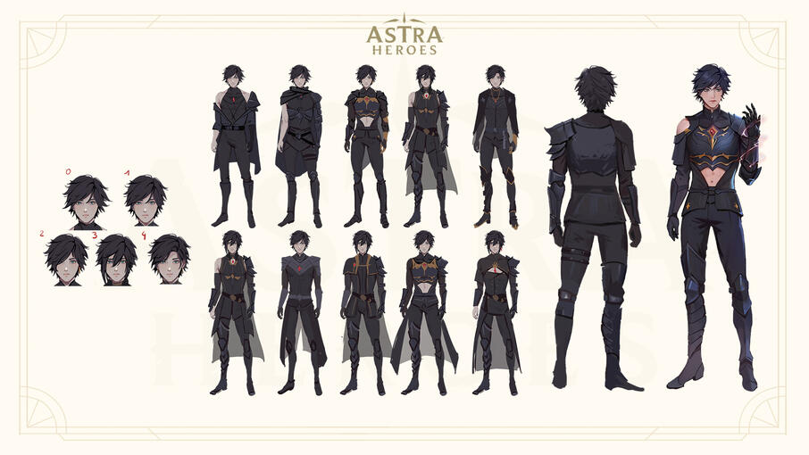 Astra Heroes - hero concept