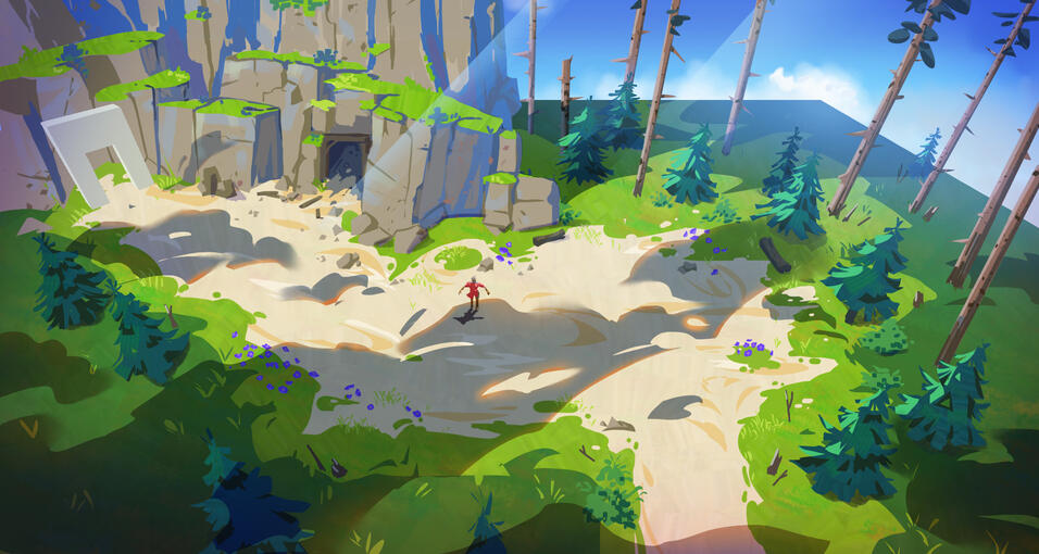 Astral Forge - Level Concept Art